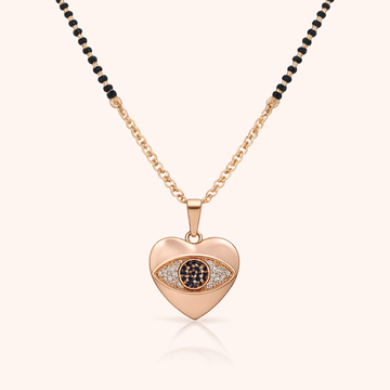 Aura Heart Evil Eye Mangalsutra