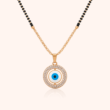 Evil Eye Halo Mangalsutra