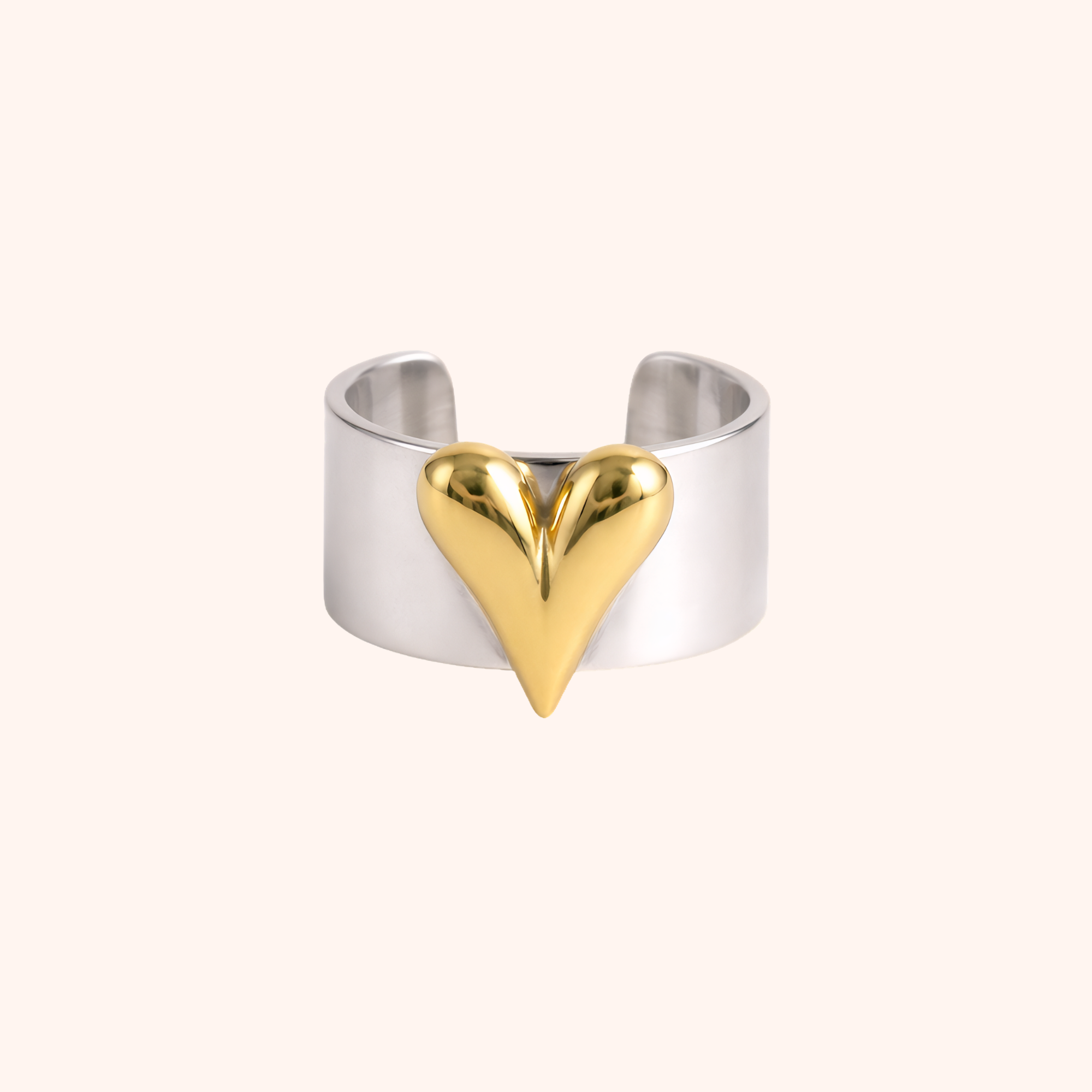 Gold Plated Stainless Steel Ring – Classic Daily Wear