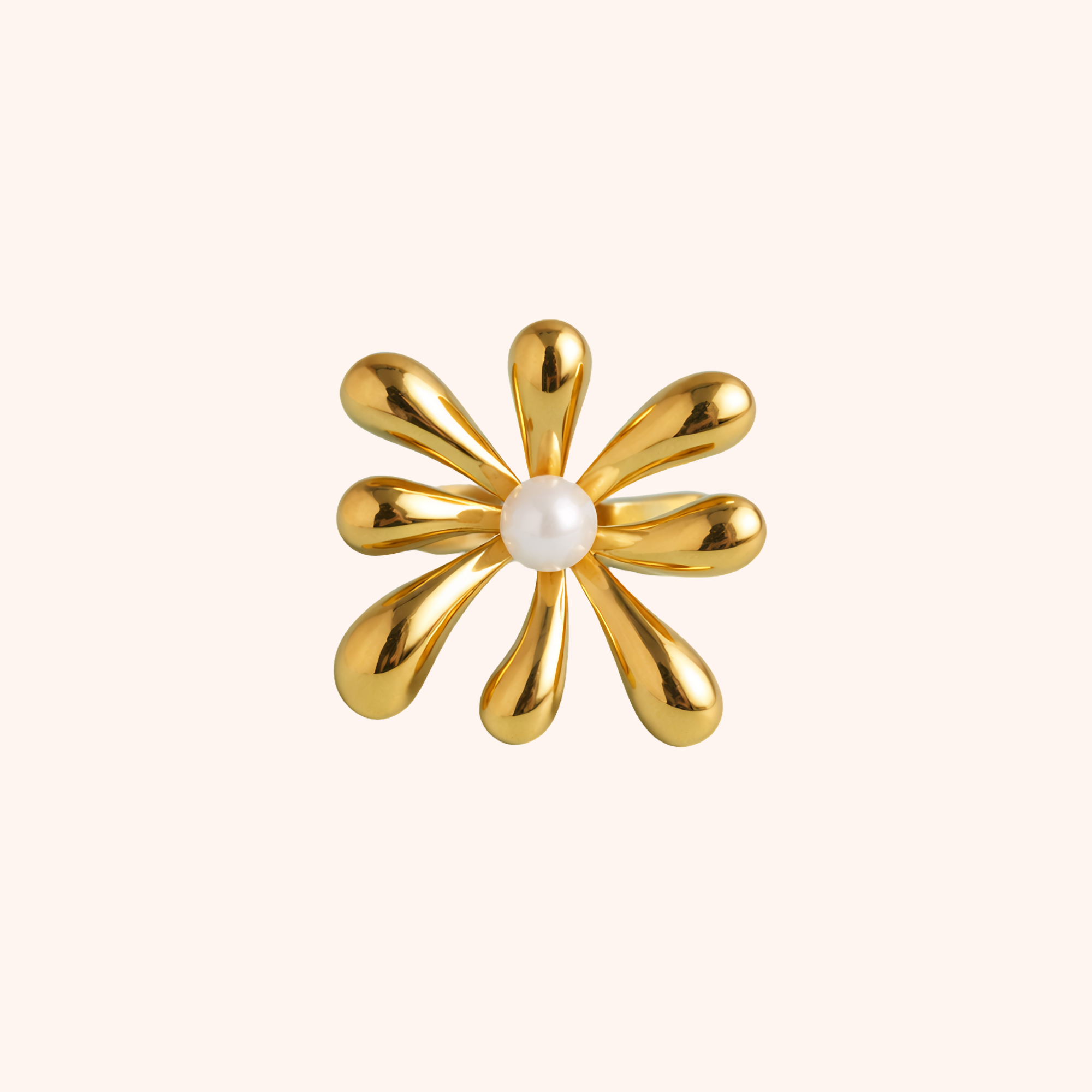 Gold Plated Stainless Steel Ring – Classic Daily Wear