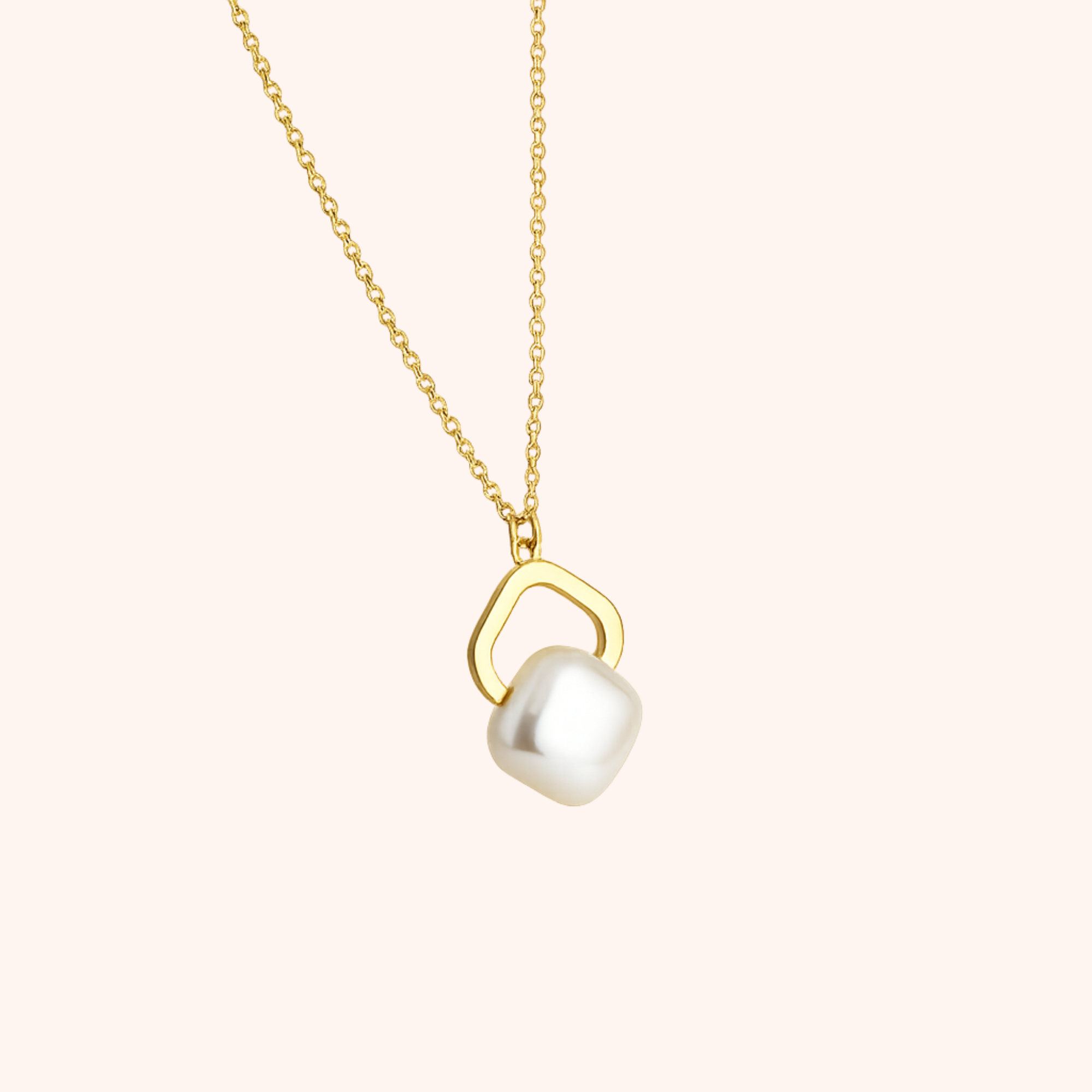 Pearl Drop Pendant Necklace – Minimal Elegant Design