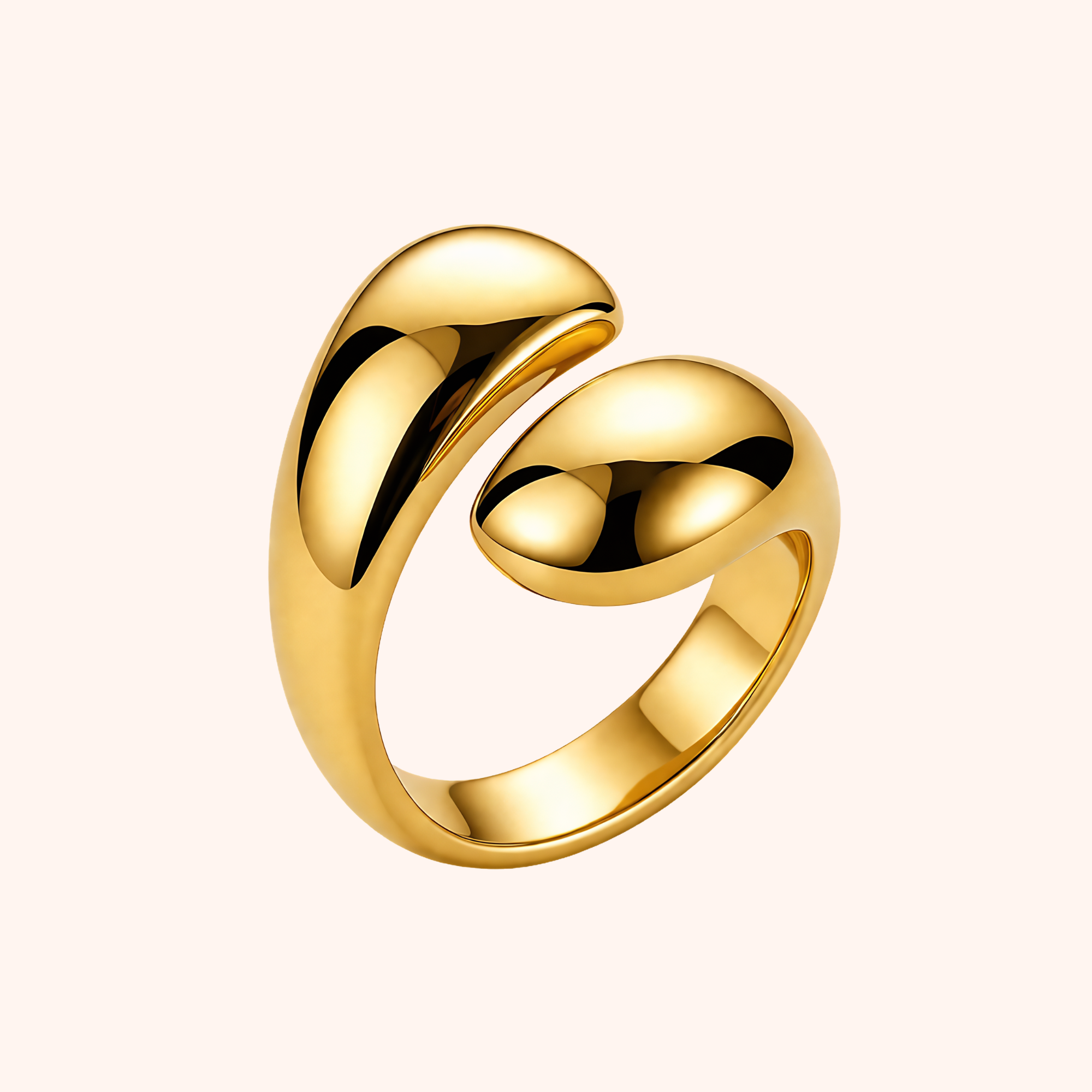 Gold Plated Stainless Steel Ring – Classic Daily Wear