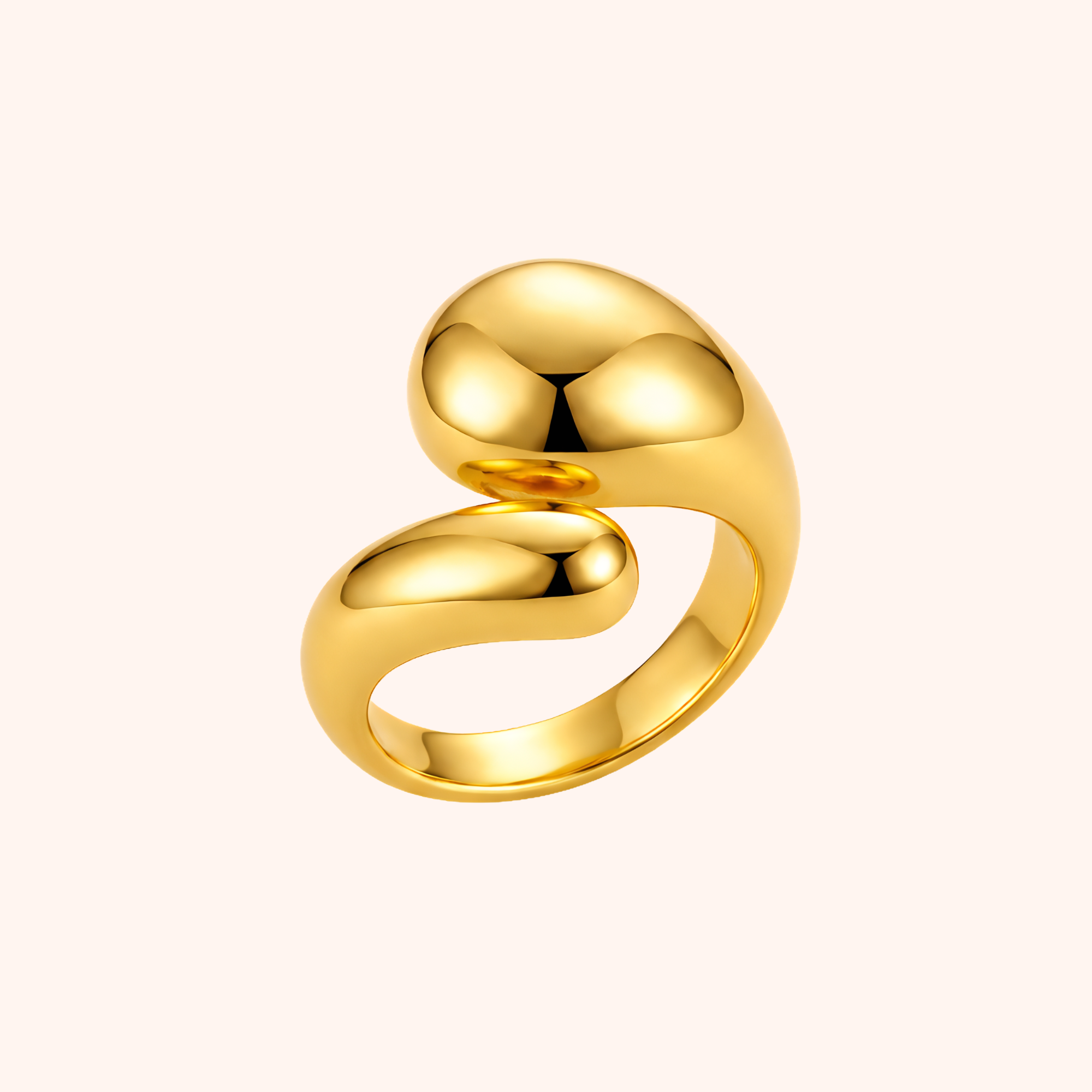 Gold Plated Stainless Steel Ring – Classic Daily Wear