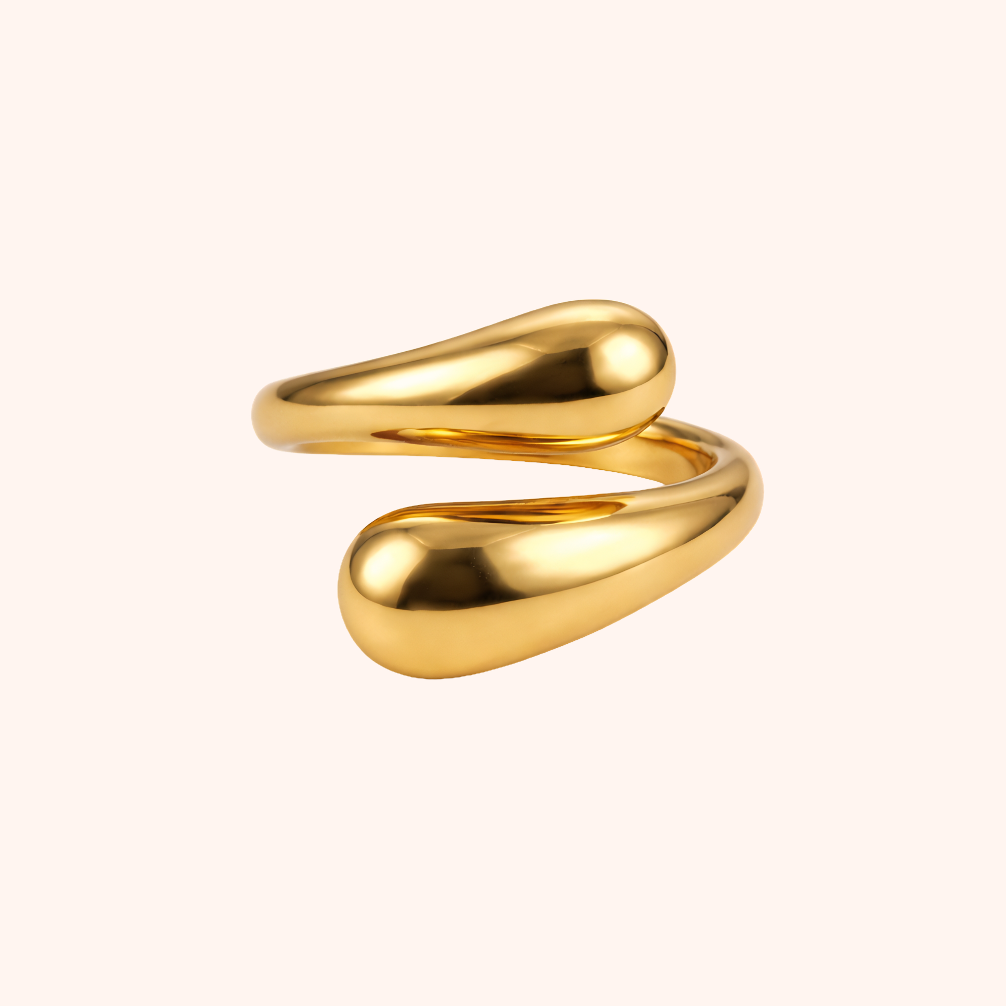 Gold Plated Stainless Steel Ring – Classic Daily Wear
