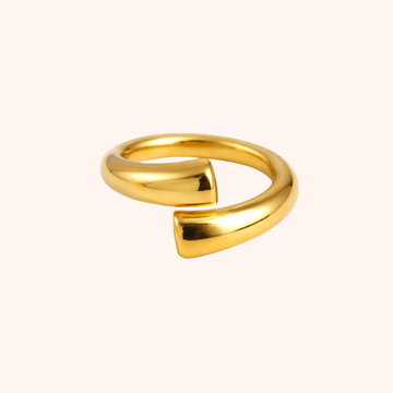 Gold Plated Stainless Steel Ring – Classic Daily Wear