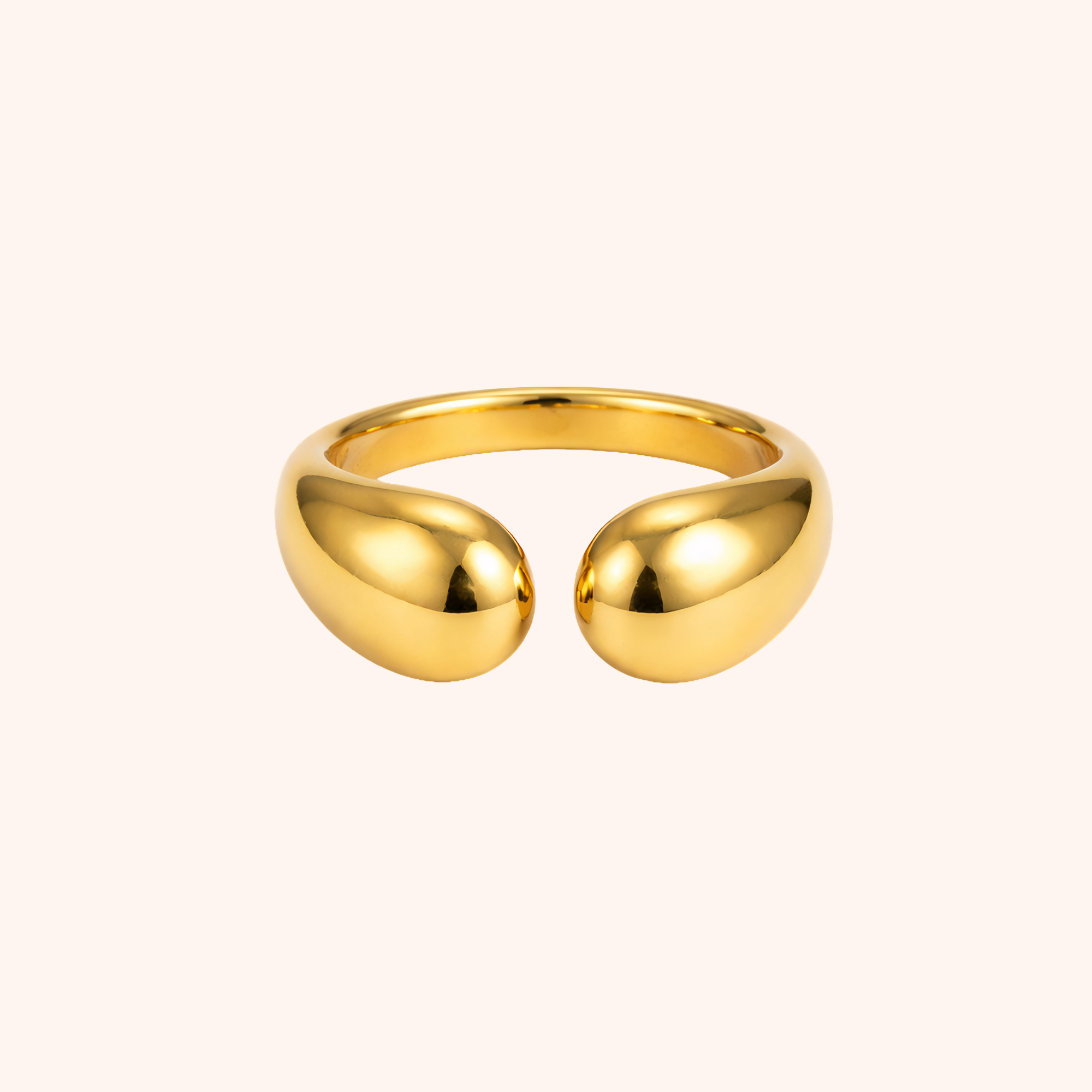 Gold Plated Stainless Steel Ring – Classic Daily Wear
