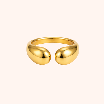 Gold Plated Stainless Steel Ring – Classic Daily Wear