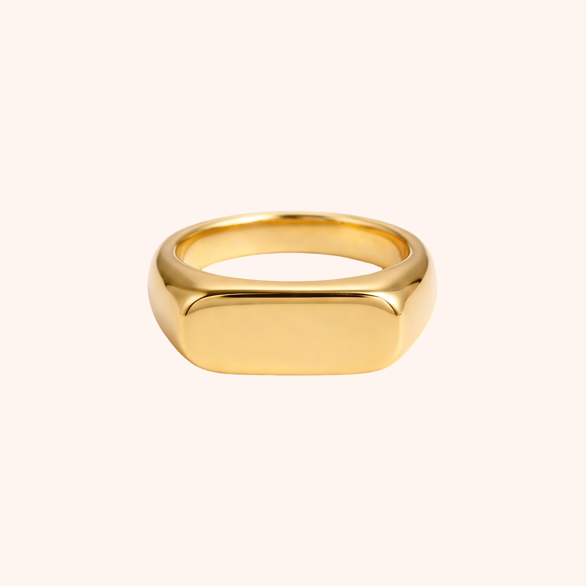 Gold Plated Stainless Steel Ring – Classic Daily Wear