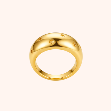 22K Gold Plated Stainless Steel Ring – Classic Daily Wear