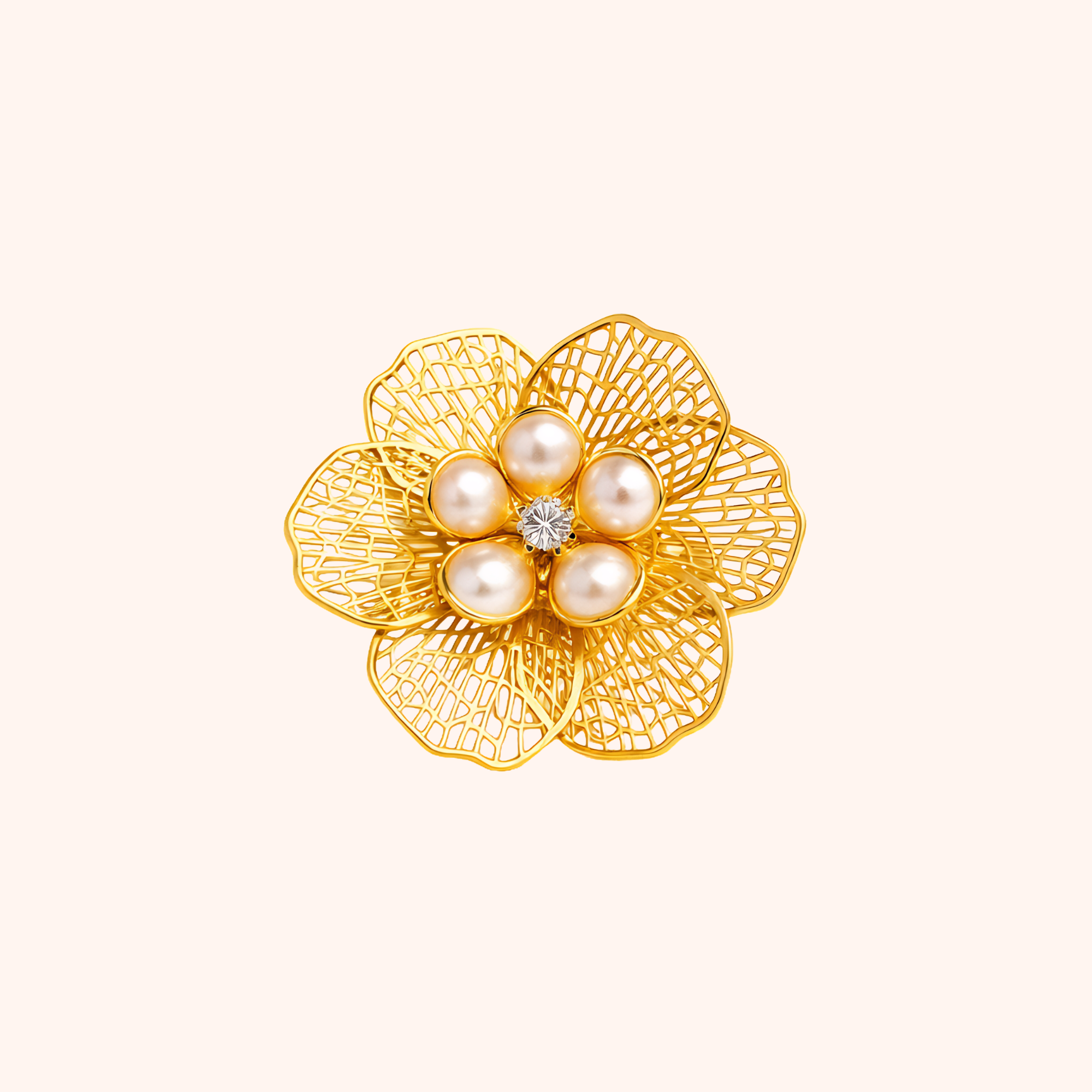 22K Gold Plated Adjustable Stainless Steel Ring – Daily Wear