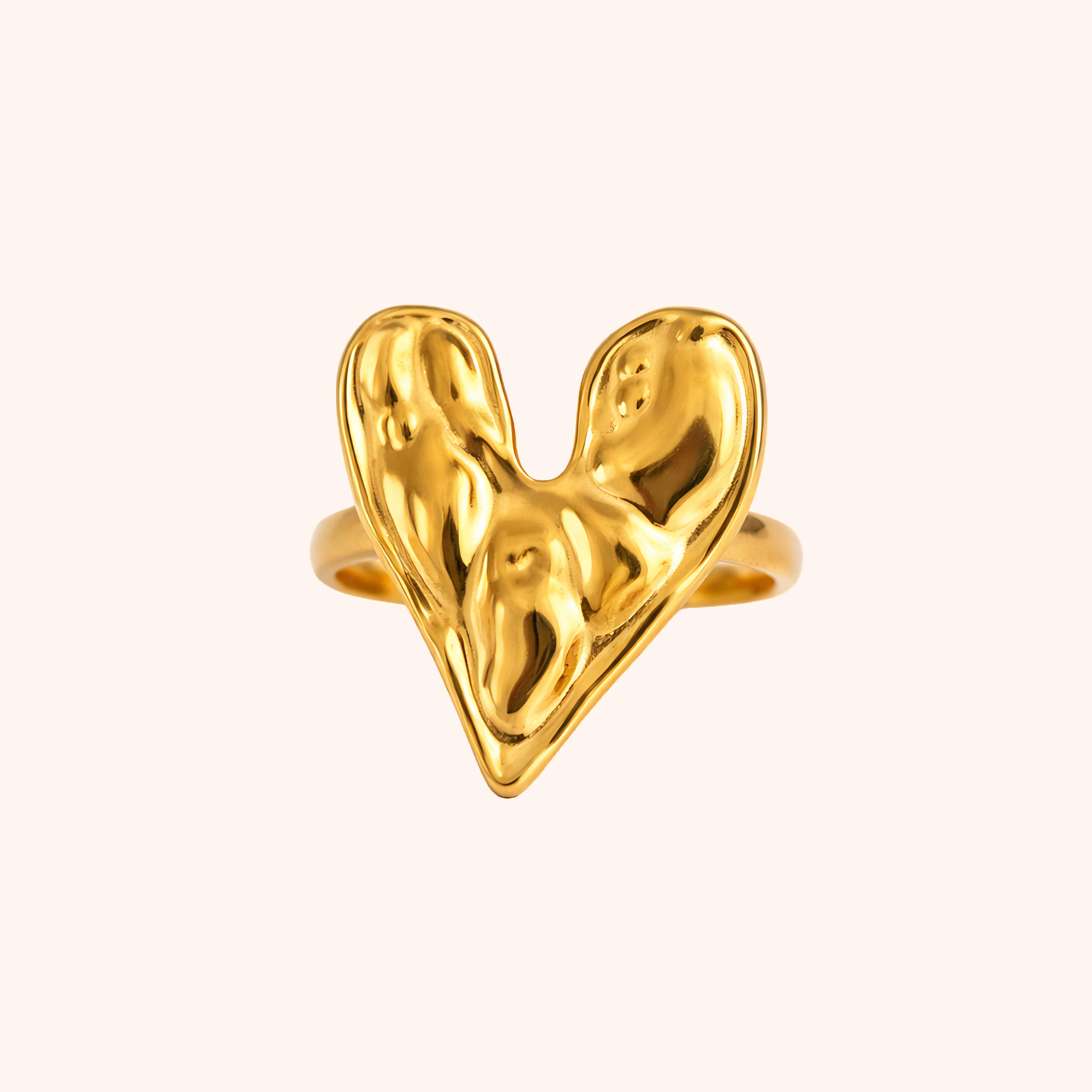 Gold Plated Adjustable Stainless Steel Ring – Daily Wear