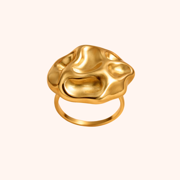 Gold Plated Adjustable Stainless Steel Ring – Daily Wear