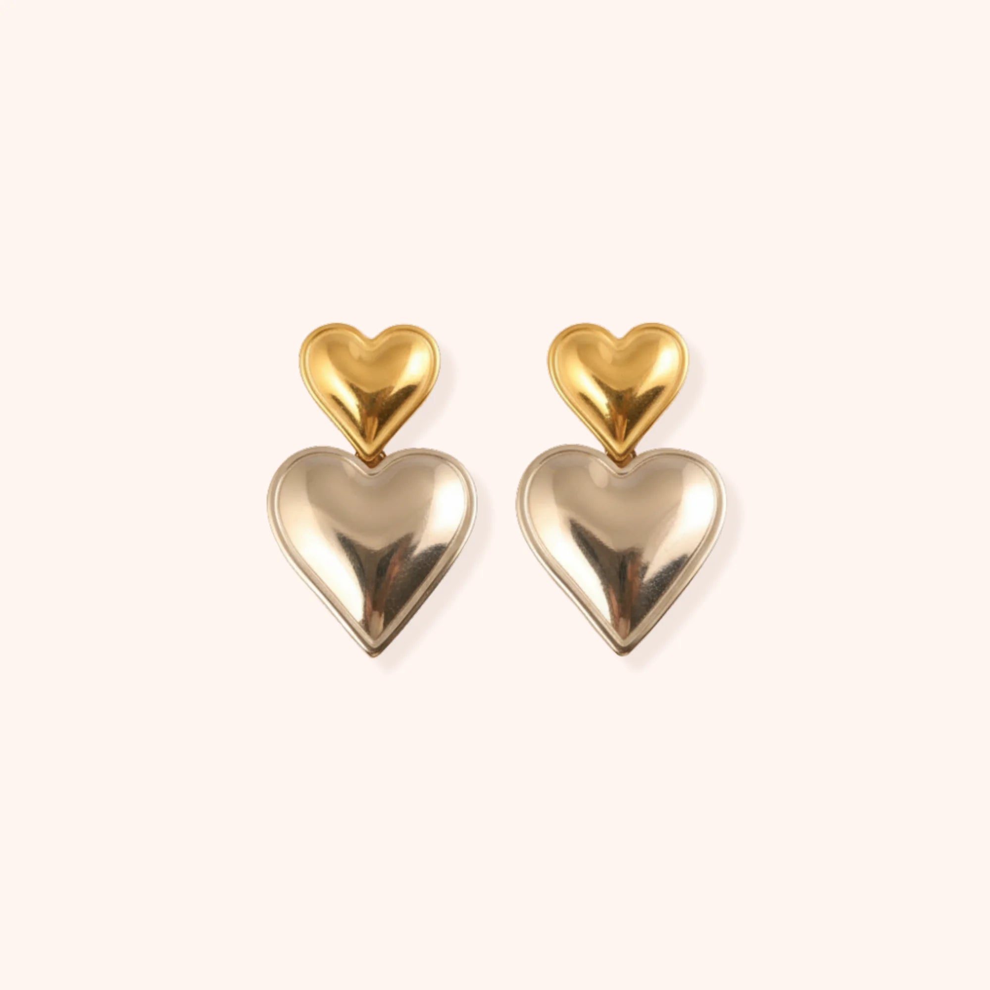 Anti-Tarnish Designer Gold Hoops