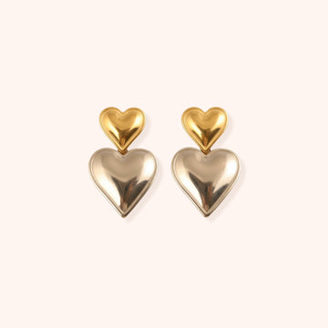 Anti-Tarnish Designer Gold Hoops
