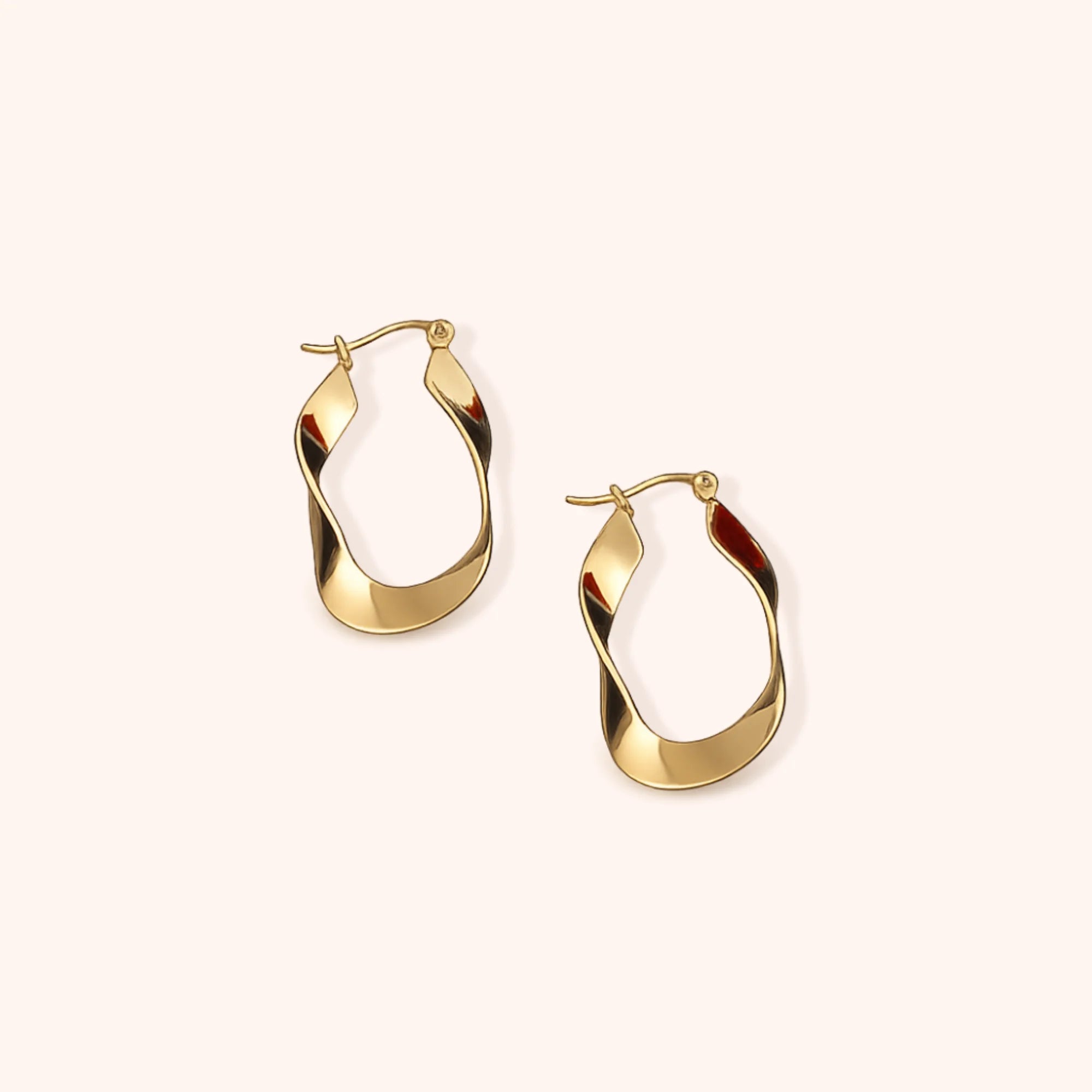 Minimal Silver Hoop Earrings