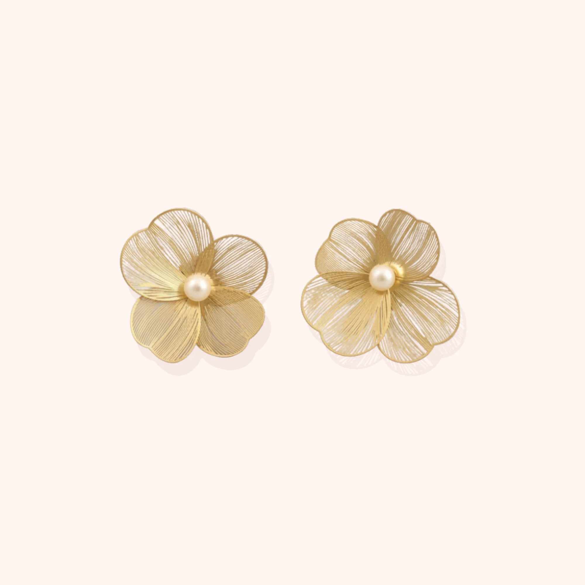 Twisted Gold Hoop Earrings