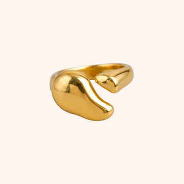 22K Gold Plated Stainless Steel Ring – Classic Daily Wear